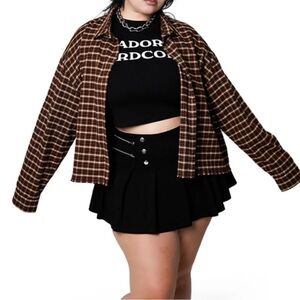 Forest Ink Lake Of Fire Oversized Flannel